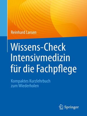 cover image of Wissens-Check Intensivmedizin für die Fachpflege